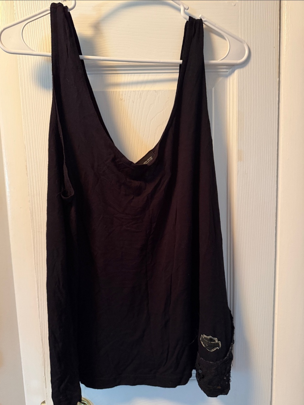 Harley-Davidson Black Women's Scoop Neck Tank Top